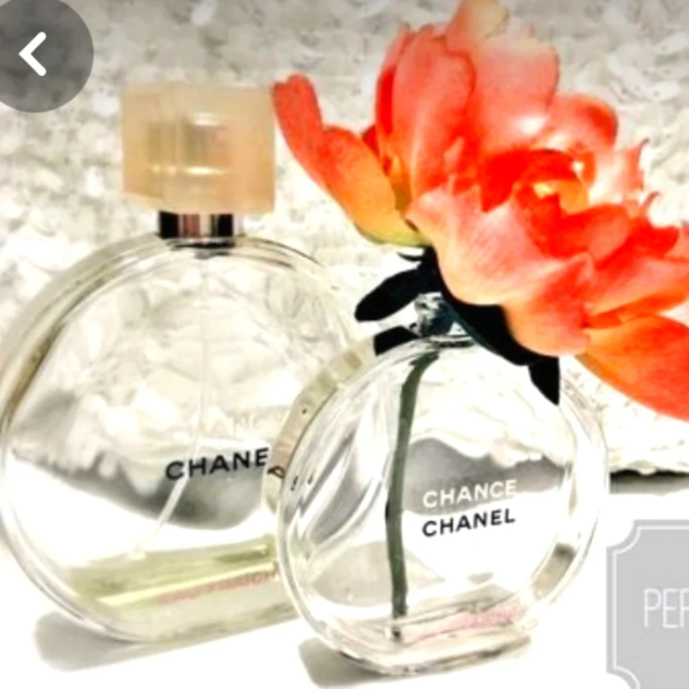 Chanel Chance Eau Tendre Empty 3.4 oz Bottle and Box Decor